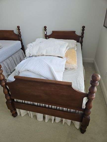 Vintage Twin Bed image
