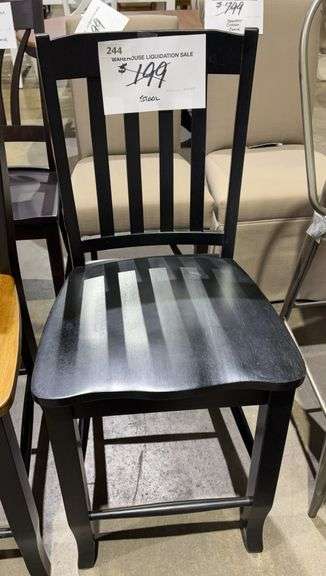 24" H RACK BACK BARSTOOL - WINNERS ONLY, INC. image