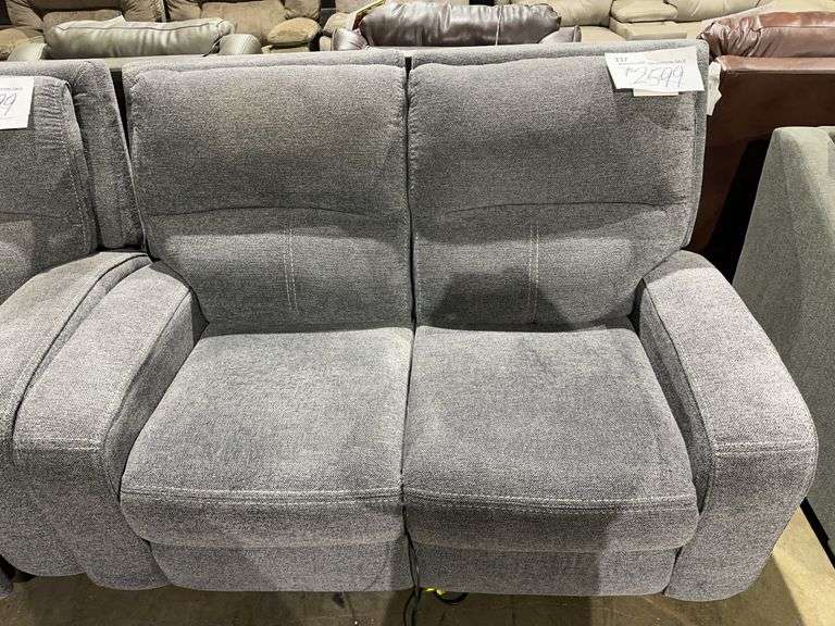 POLARIS PWR  LOVESEAT- BISMARK GREY - PARKER HOUSE FURNITURE image