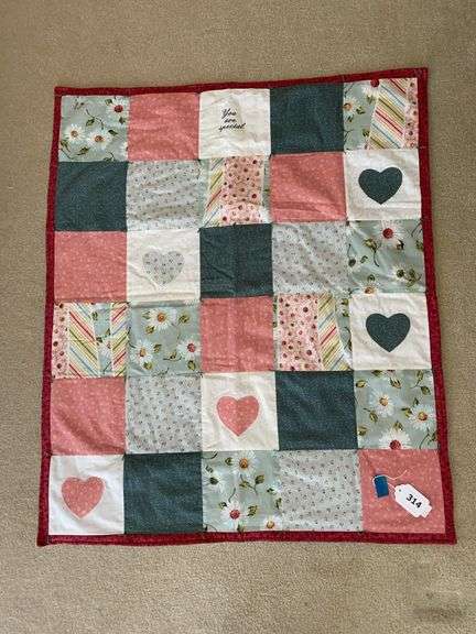 Quilt sampler, “You are special” 33” x 38.5”, 6 inch blocks￼ image
