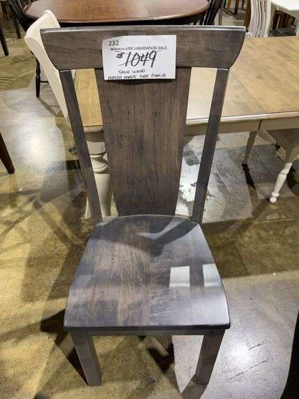 SOLID WOOD AMISH MADE SIDE CHAIR image