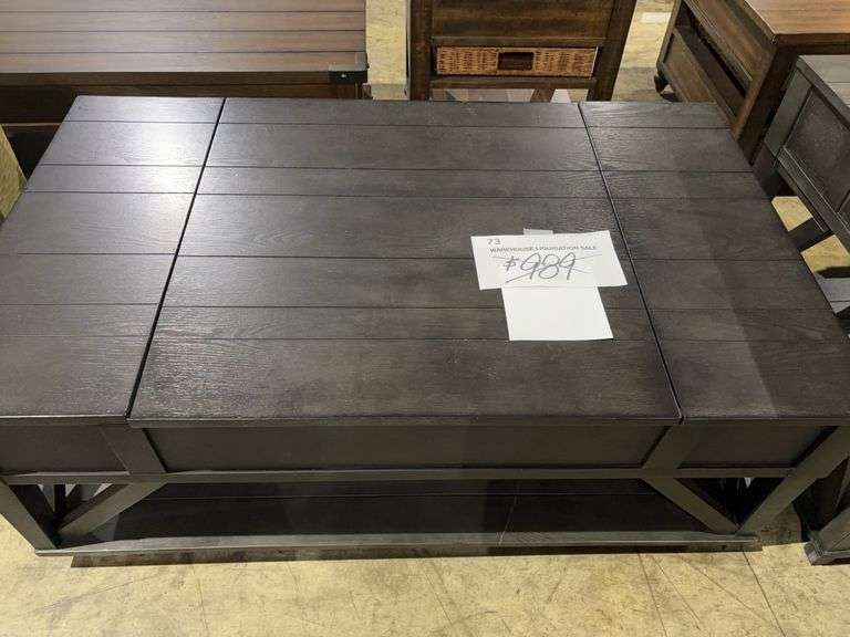 CASTERED LIFT TOP COCKTAIL TABLE - PROGRESSIVE FURNITURE INC. image