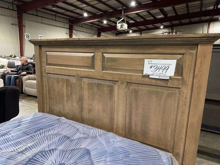QUEEN BED  MAPLE SAND STONE QSHIP - ARCHBOLD FURNITURE COMPANY image