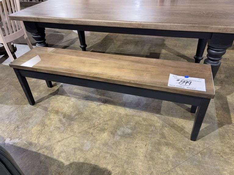 BASSETT SOLID MAPLE BENCH image