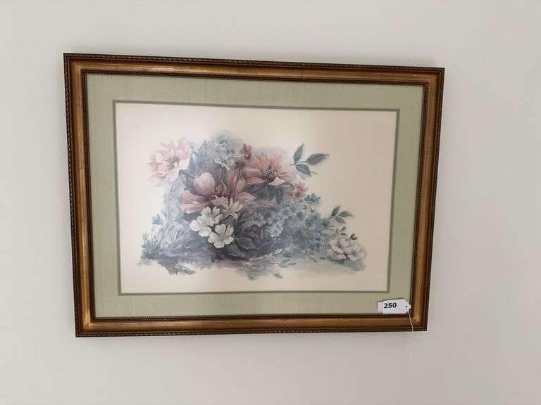 Framed and matted 24 x 32.5 picture image