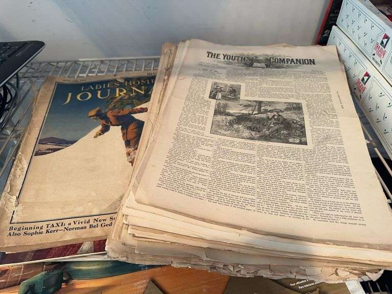 Vintage magazines image