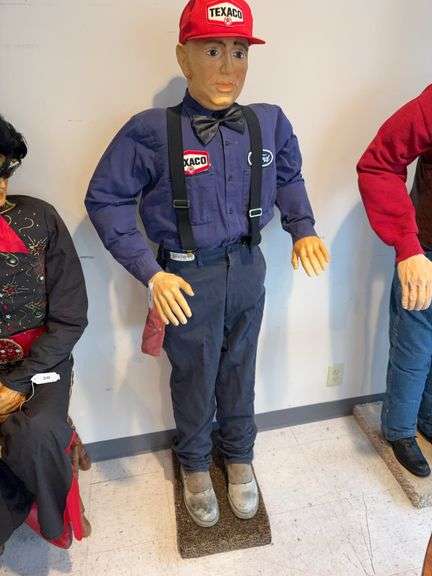 65”T Texaco Mechanic Mannequin image