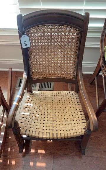 Antique child’s rocker image