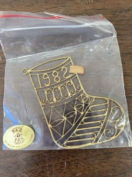 4 bags of Kashmir India PAK YAK, metal ornaments, 56 “1982” stockings, 20 elves, 14 solid stars and 9 Santas image