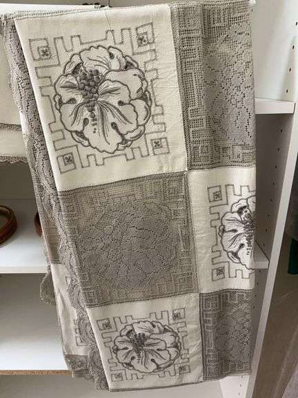 Lot of vintage tablecloths image