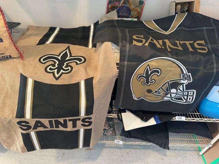 Saints flags, rice bag image