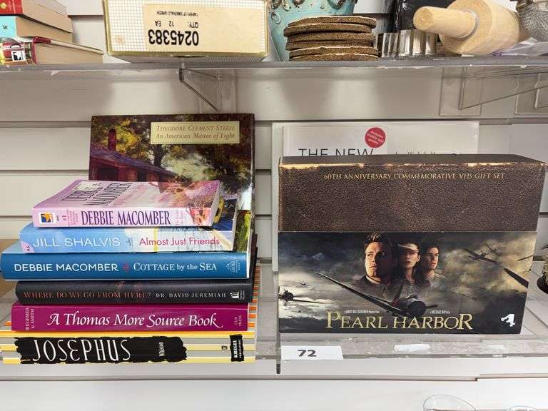 Miscellaneous books and 60th Anniversary Commemorative VHS Set of Pearl Harbor image