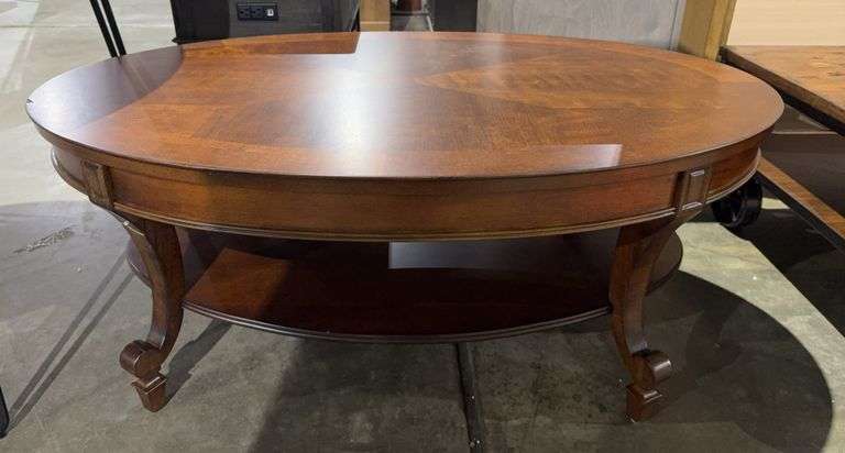 OVAL COCKTAIL TABLE - MAGNUSSEN HOME FURNISHINGS, INC image