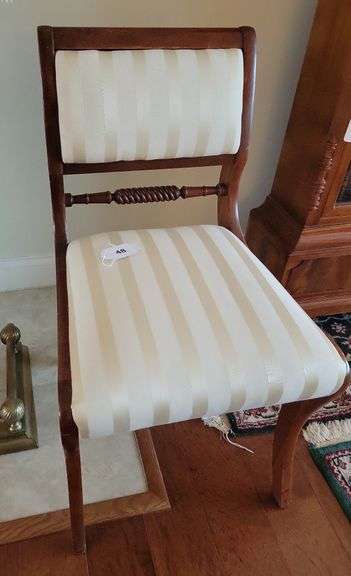 Upholstered Side Chair w/Wood Frame 20 x 33 x 21 image