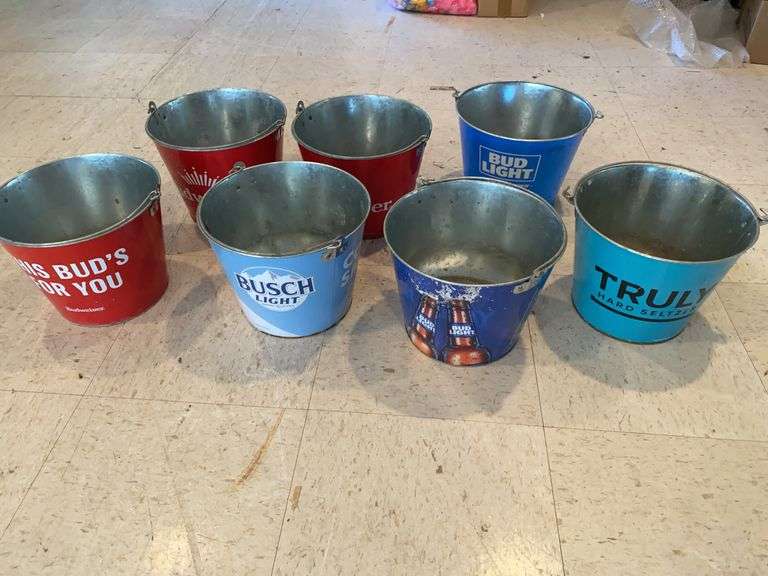 7 Tin ice buckets image