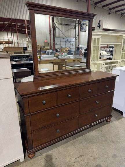DRESSER WITH MIRROR - ASPEN HOME image