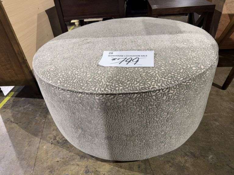 Fusion round ottoman image