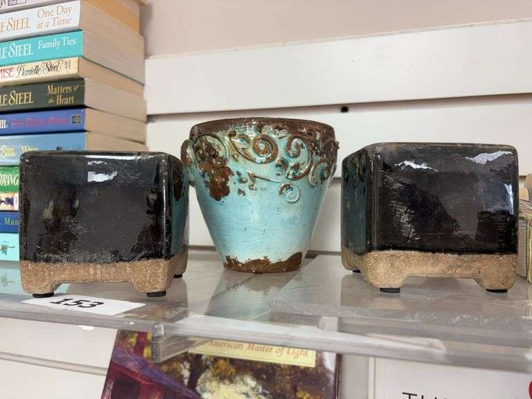 Miscellaneous pots , fur lined coaster set, kitchen utensils , & taper candles image