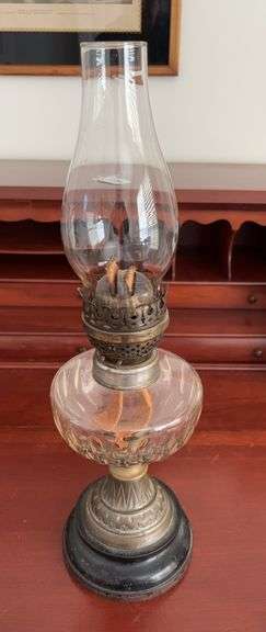 Antique hurricane lantern image