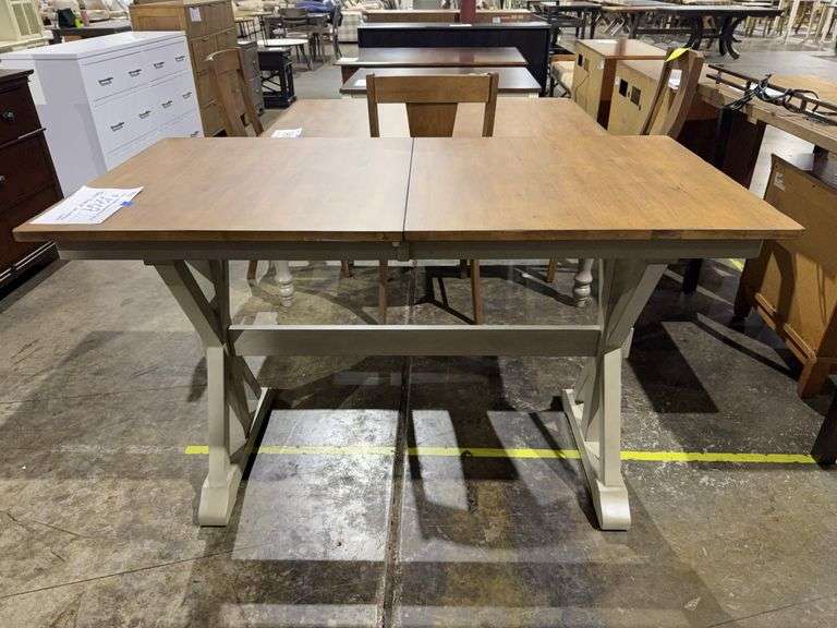 78" TALL TABLE W/16"BUTTERFLY LEAF - WINNERS ONLY, INC. image