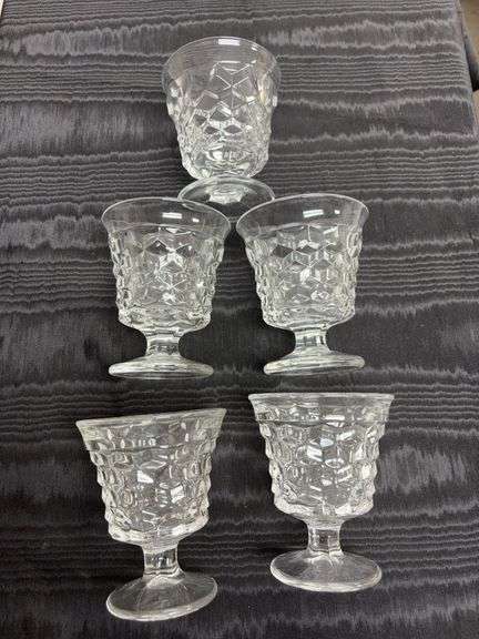 5 Fostoria Sherbet glasses image