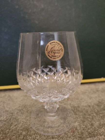 Better Homes Footed Glass Bowl, Cristal d'Arques Brandy Glasses (4pcs),  Wine Glasses (6 pcs), Clear Glass Champagne Flutes, misc