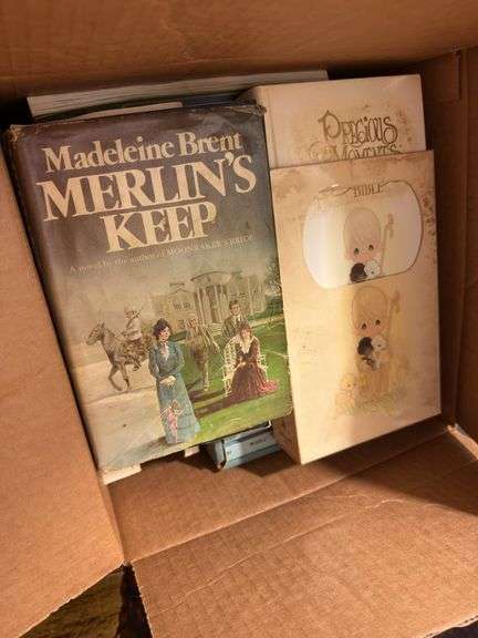 3 boxes of books