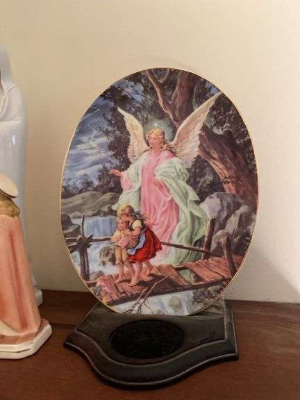 Religious and angel figurines