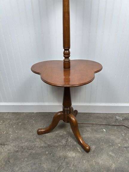 Maple side table lamp 56” - tell city style (not marked)