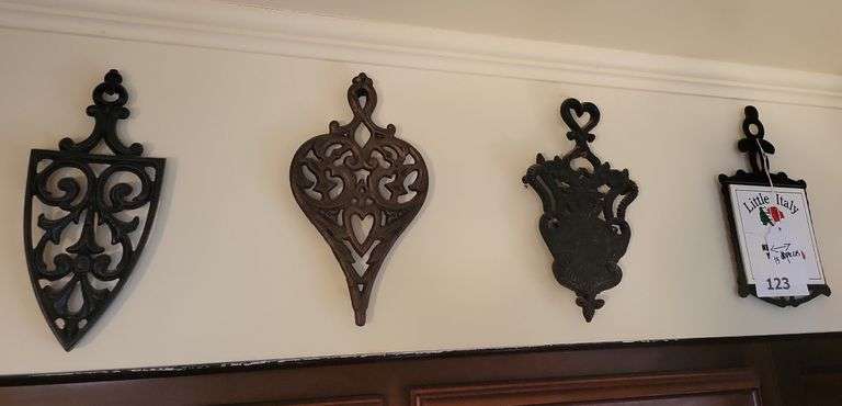 Cast Iron Trivets - 13 pieces