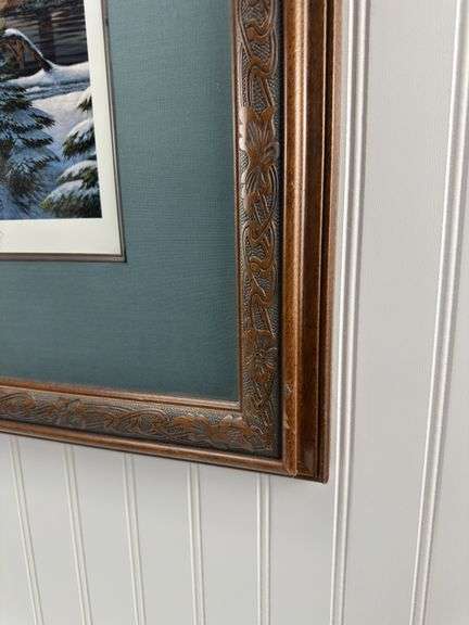 “Headed Home” framed Terry Redlin 1990 print