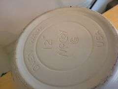 Vintage McCoy 12" Mixing Bowl, Roseville 4 qt Mixing Bowl