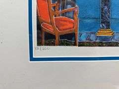 Two framed prints by Jonna White and Thomas Kincaid