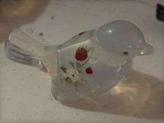 Fenton bird figurine
