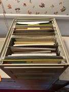 Small filing box with items   16” x 14” x 12”