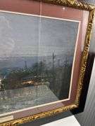Framed G.Harvey “Texas Cowboys” (glass cracked) and “Ranger Outpost” prints