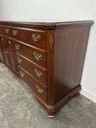 Ethan Allen cherry chest of drawers with mirrored back