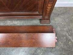 King Size Cherry Bed with cherry bed rails