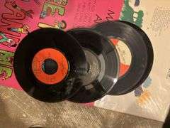 Lot of record albums