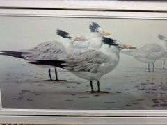 2 Framed Beach Prints - Reyle and Jones