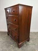 Davis cabinet company six drawer chest in dark walnut