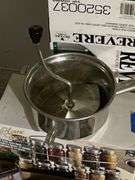Pots & pans, chopper, tapas filet knife blades, spice rack