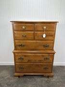 Ethan Allen Maple Chest of Drawers - 7 drawer