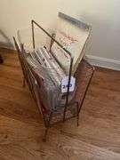 Longaberger catalogs in MCM magazine rack