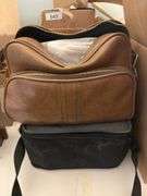 Travel bag, c-pap machine, baseball caps, bath items