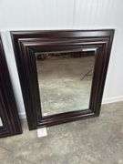 2 New Heavy Framed Beveled Edge Mirrors