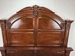 King Size Cherry Bed with cherry bed rails