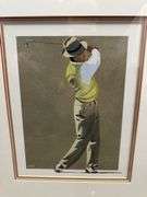 6 pc Framed Golf Prints