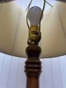 Maple side table lamp 56” - tell city style (not marked)