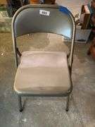 5 folding chairs, various styles